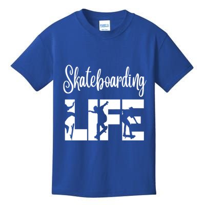 Skaters Having Fun Pro Skateboarding Life Gift For N Gift Kids T-Shirt