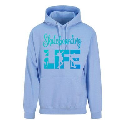 Skaters Having Fun Pro Skateboarding Life Gift For N Gift Unisex Surf Hoodie