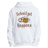 Schnitzel Happens Funny Oktoberfest Drinking Team Urban Pullover Hoodie