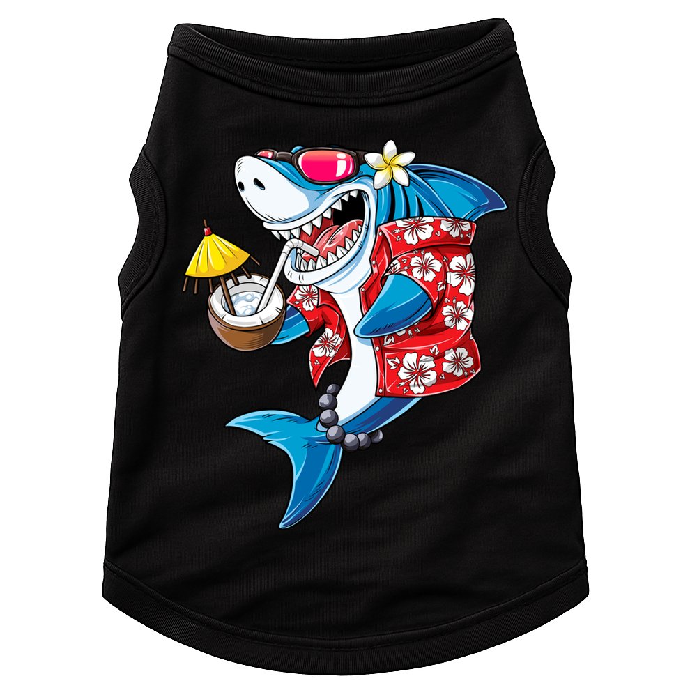 Shark Hawaiian Funny Aloha Hawaii Beach Jawsome Funny Gift Cool Gift Doggie Tank