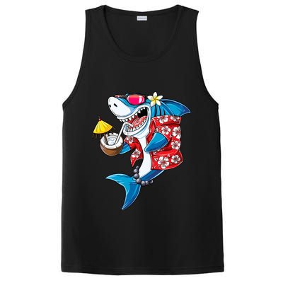 Shark Hawaiian Funny Aloha Hawaii Beach Jawsome Funny Gift Cool Gift PosiCharge Competitor Tank