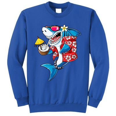 Shark Hawaiian Funny Aloha Hawaii Beach Jawsome Funny Gift Cool Gift Sweatshirt