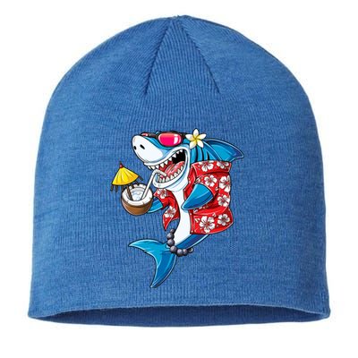 Shark Hawaiian Funny Aloha Hawaii Beach Jawsome Funny Gift Cool Gift Sustainable Beanie