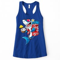 Shark Hawaiian Funny Aloha Hawaii Beach Jawsome Funny Gift Cool Gift Womens Tank Top
