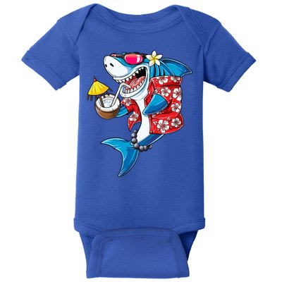 Shark Hawaiian Funny Aloha Hawaii Beach Jawsome Funny Gift Cool Gift Baby Bodysuit
