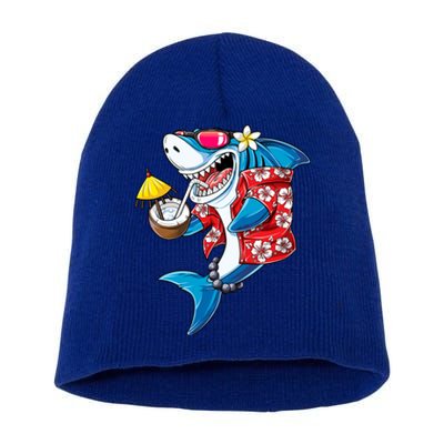 Shark Hawaiian Funny Aloha Hawaii Beach Jawsome Funny Gift Cool Gift Short Acrylic Beanie