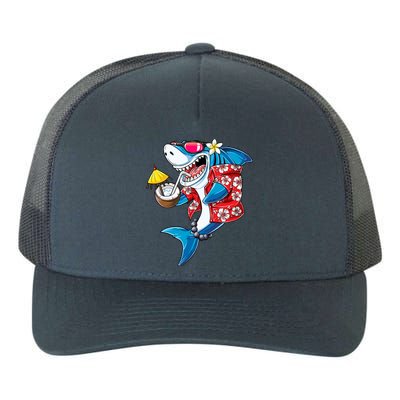 Shark Hawaiian Funny Aloha Hawaii Beach Jawsome Funny Gift Cool Gift Yupoong Adult 5-Panel Trucker Hat