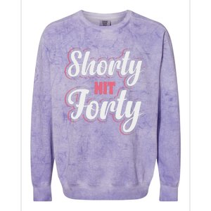 Shorty Hit Forty Colorblast Crewneck Sweatshirt