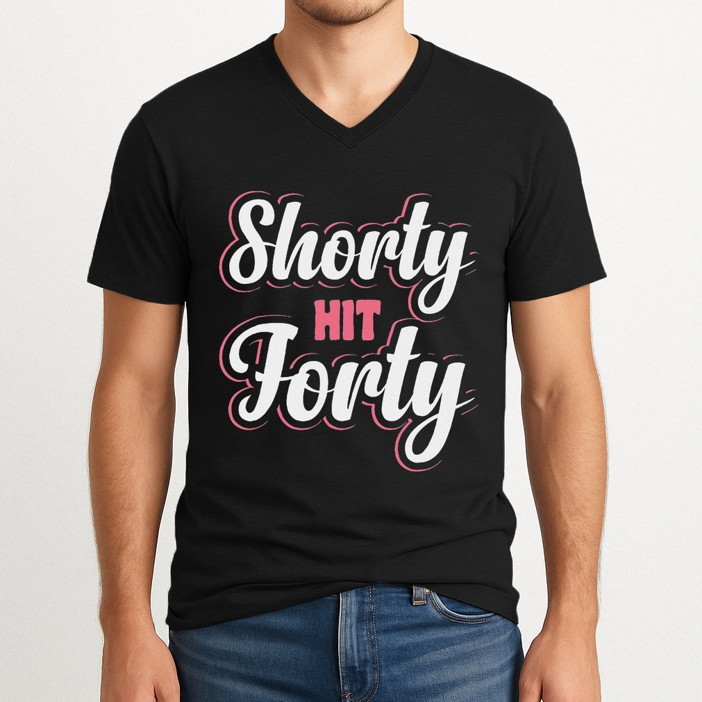 Shorty Hit Forty V-Neck T-Shirt