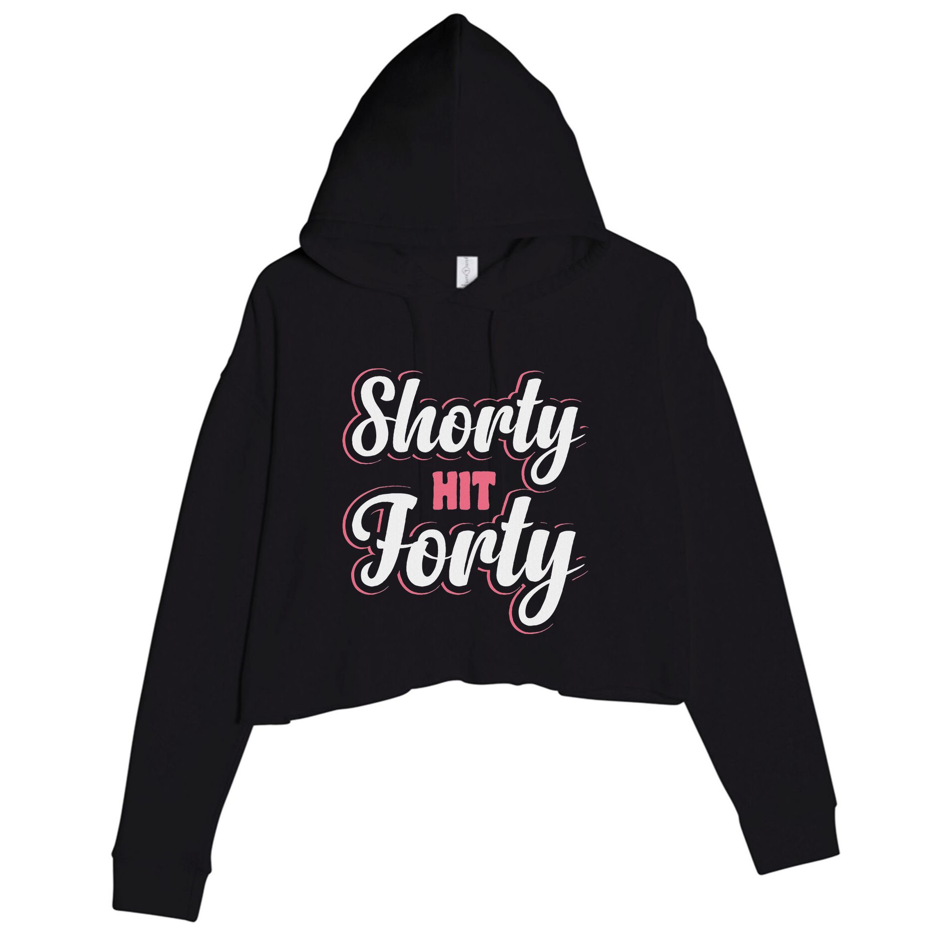 Shorty Hit Forty Crop Fleece Hoodie