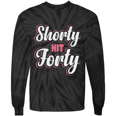 Shorty Hit Forty Tie-Dye Long Sleeve Shirt