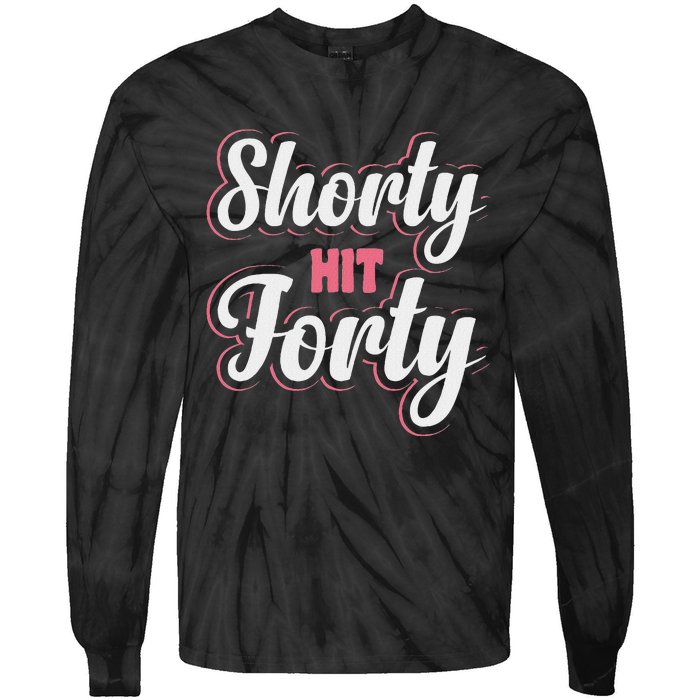 Shorty Hit Forty Tie-Dye Long Sleeve Shirt