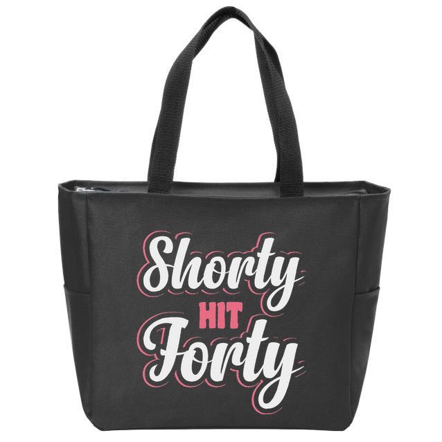 Shorty Hit Forty Zip Tote Bag