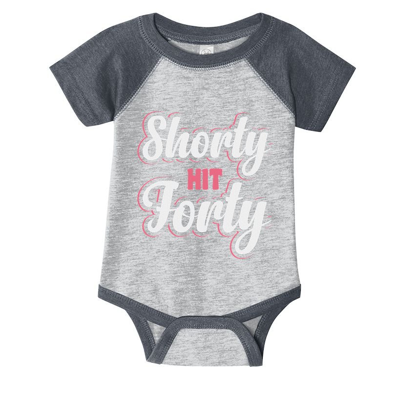 Shorty Hit Forty Infant Baby Jersey Bodysuit