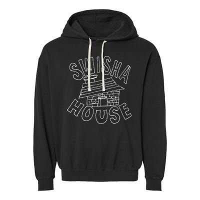 Swisha House Funny Garment-Dyed Fleece Hoodie