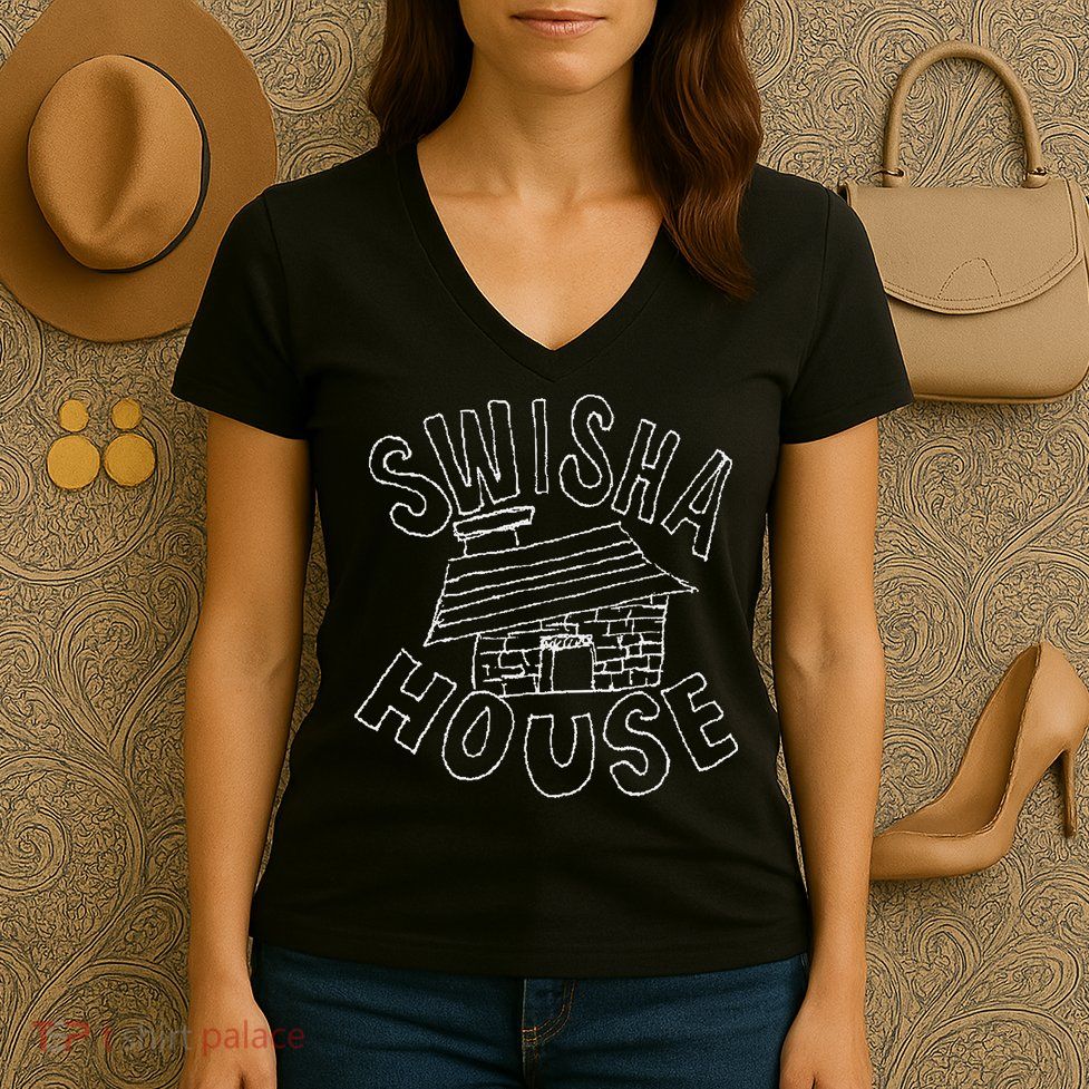 Swisha House Funny Women's V-Neck T-Shirt