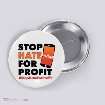 Stop Hate For Profit Button