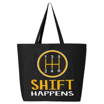 Shift Happens Funny Car Lovers Gift Car Pun 25L Jumbo Tote
