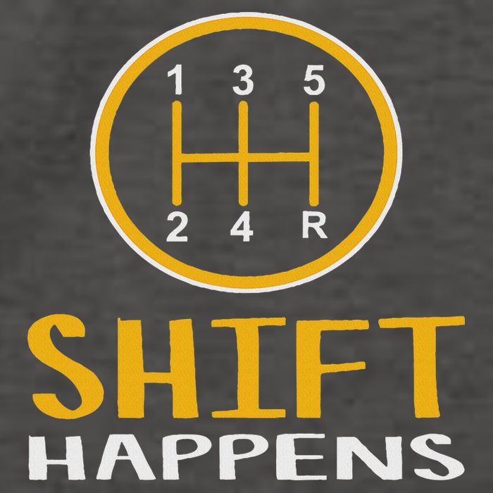Shift Happens Funny Car Lovers Gift Car Pun Vector Backpack