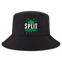 Split Happens Funny Bowling Team Bowler Pin Humor Gift Cool Comfort Performance Bucket Hat