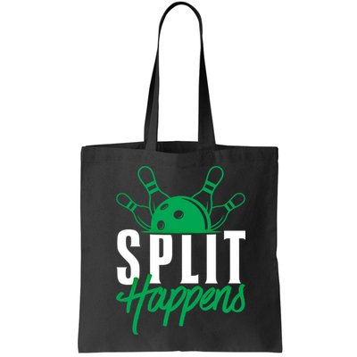 Split Happens Funny Bowling Team Bowler Pin Humor Gift Bag