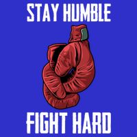 Stay Humble Fight Hard Boxing Gloves Boxer Gift Womens Tank Top