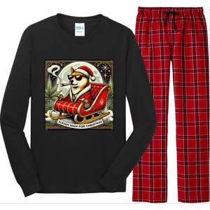 Sleigh High For Christmas Premium Heavyweight Long Sleeve Pajama Set