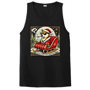 Sleigh High For Christmas Premium Heavyweight PosiCharge Competitor Tank