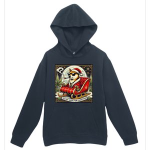 Sleigh High For Christmas Premium Heavyweight Urban Pullover Hoodie