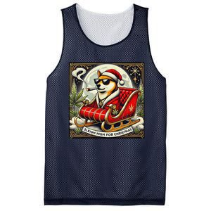 Sleigh High For Christmas Premium Heavyweight Mesh Reversible Basketball Jersey Tank