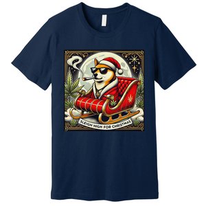 Sleigh High For Christmas Premium Heavyweight Premium T-Shirt