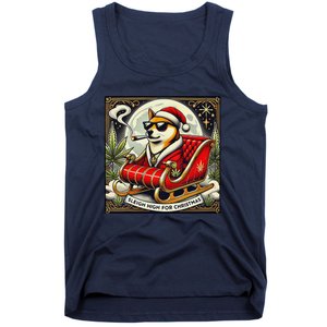 Sleigh High For Christmas Premium Heavyweight Tank Top