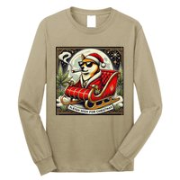 Sleigh High For Christmas Premium Heavyweight Long Sleeve Shirt