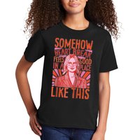 Somehow Heartbreak Feels Good In A Place Like This Raglan Baseball Kids T-Shirt