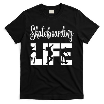 Skaters Having Fun Pro Skateboarding Life Gift For Teen Gift T-Shirt