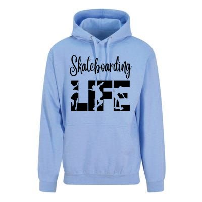 Skaters Having Fun Pro Skateboarding Life Gift For Teen Gift Unisex Surf Hoodie