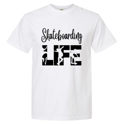 Skaters Having Fun Pro Skateboarding Life Gift For Teen Gift Garment-Dyed Heavyweight T-Shirt