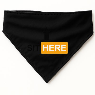 Sit Here Face Sitters Lifestyle Sexy Category USA-Made Doggie Bandana
