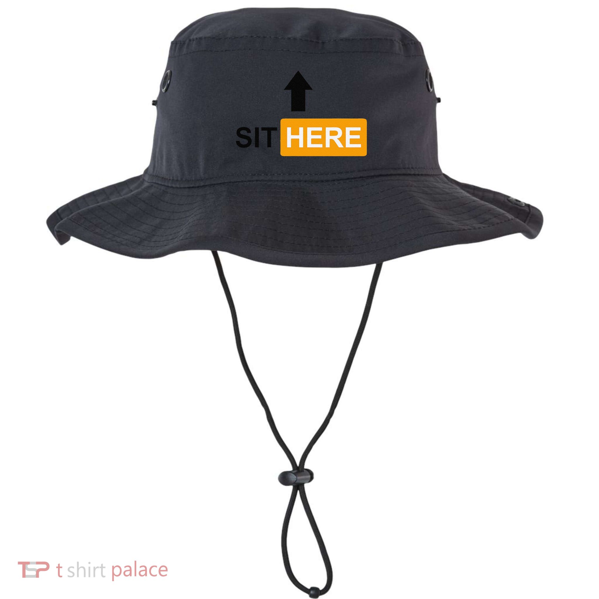 Sit Here Face Sitters Lifestyle Sexy Category Bucket Hat