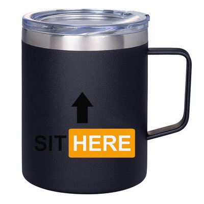 Sit Here Face Sitters Lifestyle Sexy Category 12oz Stainless Steel Coffee Mug