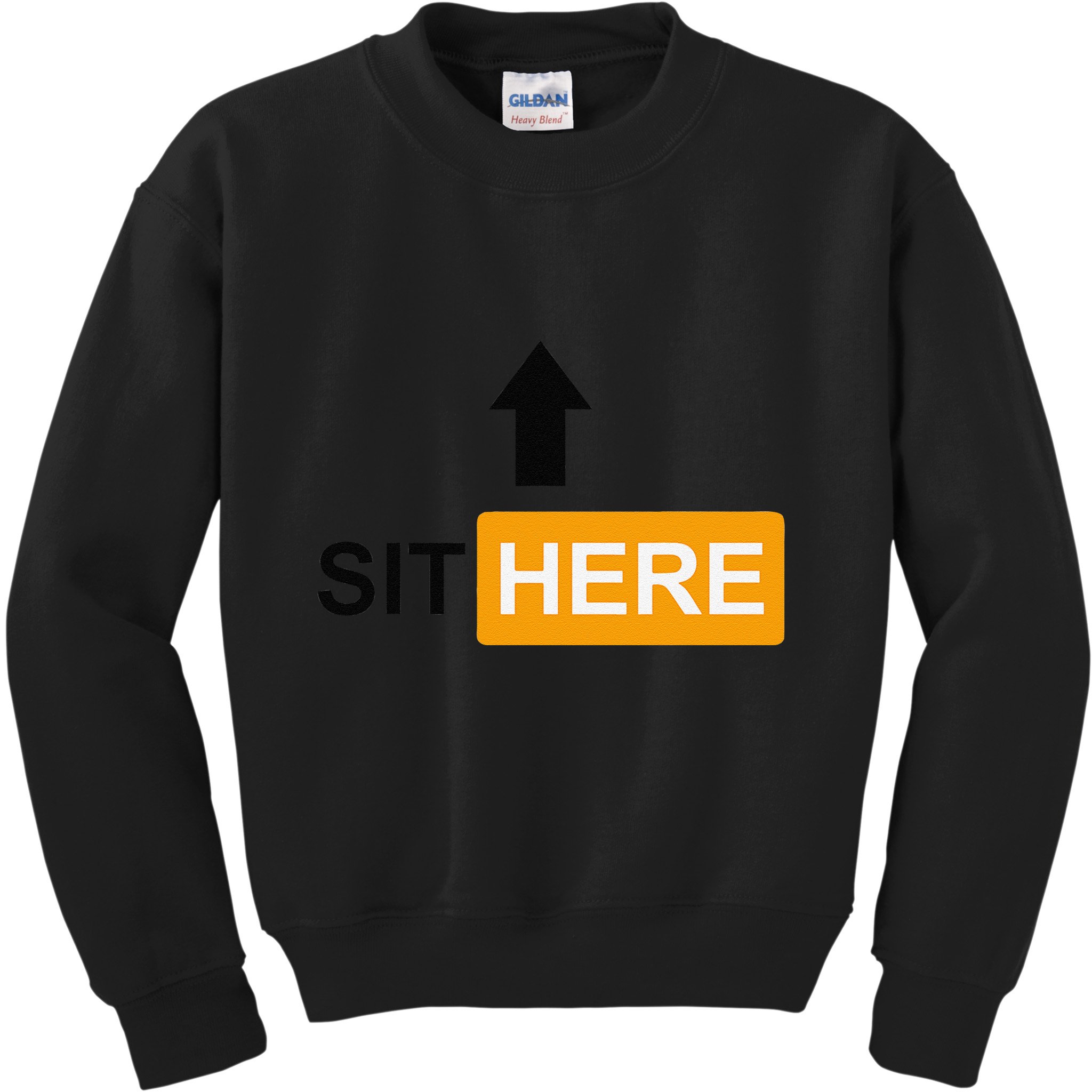 Sit Here Face Sitters Lifestyle Sexy Category Kids Sweatshirt