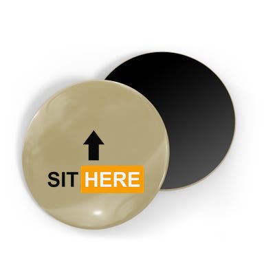Sit Here Face Sitters Lifestyle Sexy Category Magnet
