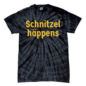 Schnitzel Happens Funny German Beer Oktoberfest Tie-Dye T-Shirt