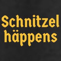 Schnitzel Happens Funny German Beer Oktoberfest 7 Panel Mesh Trucker Snapback Hat