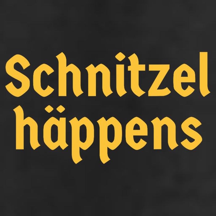 Schnitzel Happens Funny German Beer Oktoberfest 7 Panel Mesh Trucker Snapback Hat