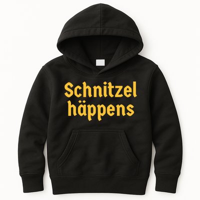 Schnitzel Happens Funny German Beer Oktoberfest Kids Hoodie