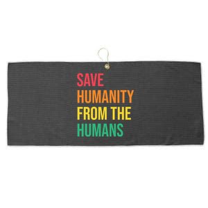 Save Huity From Hu Social Justice Kindness Equality Gift Large Microfiber Waffle Golf Towel