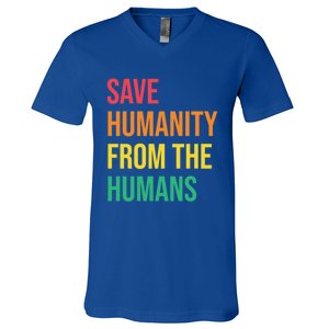 Save Huity From Hu Social Justice Kindness Equality Gift V-Neck T-Shirt