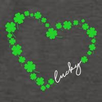 Shamrock Heart Four Leaf Clover Lucky St Patricks Day Vector Backpack