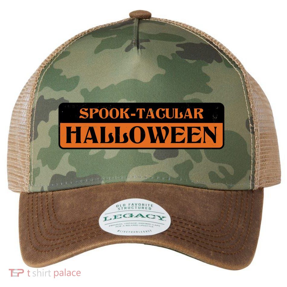 Spooktacular Halloween Festive Legacy Tie Dye Trucker Hat